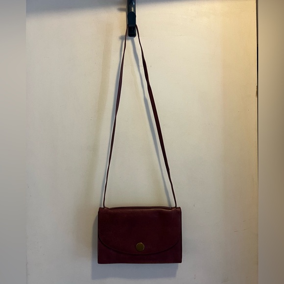 Madewell Burgundy Convertible Crossbody Purse - Picture 6 of 16